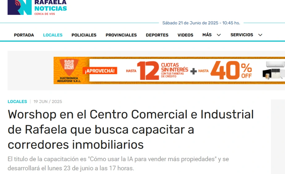 workshop en rafaela
